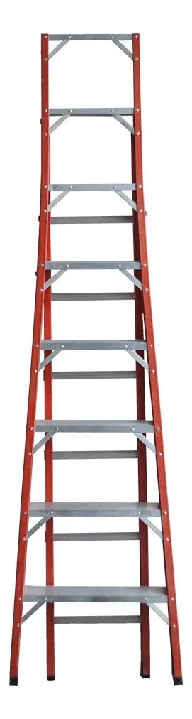 Escada Em Fibra Extensível Vazada 13 Degraus 2,60x4,10m Premium