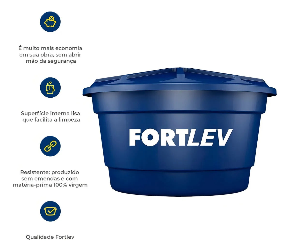Caixa d’Água Fortlev 500 Litros