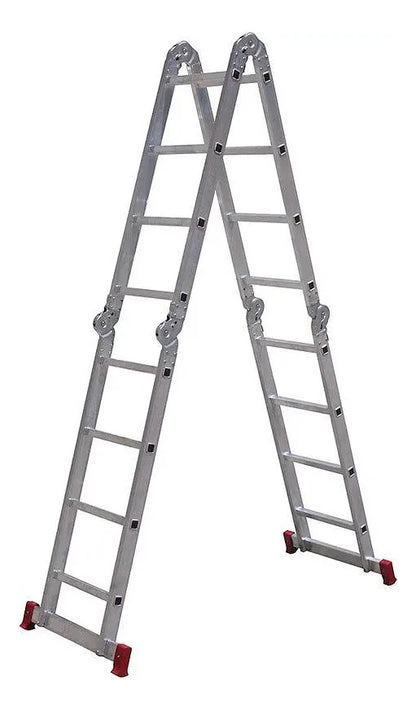 Escada Multifuncional Alumínio com Trava Automática