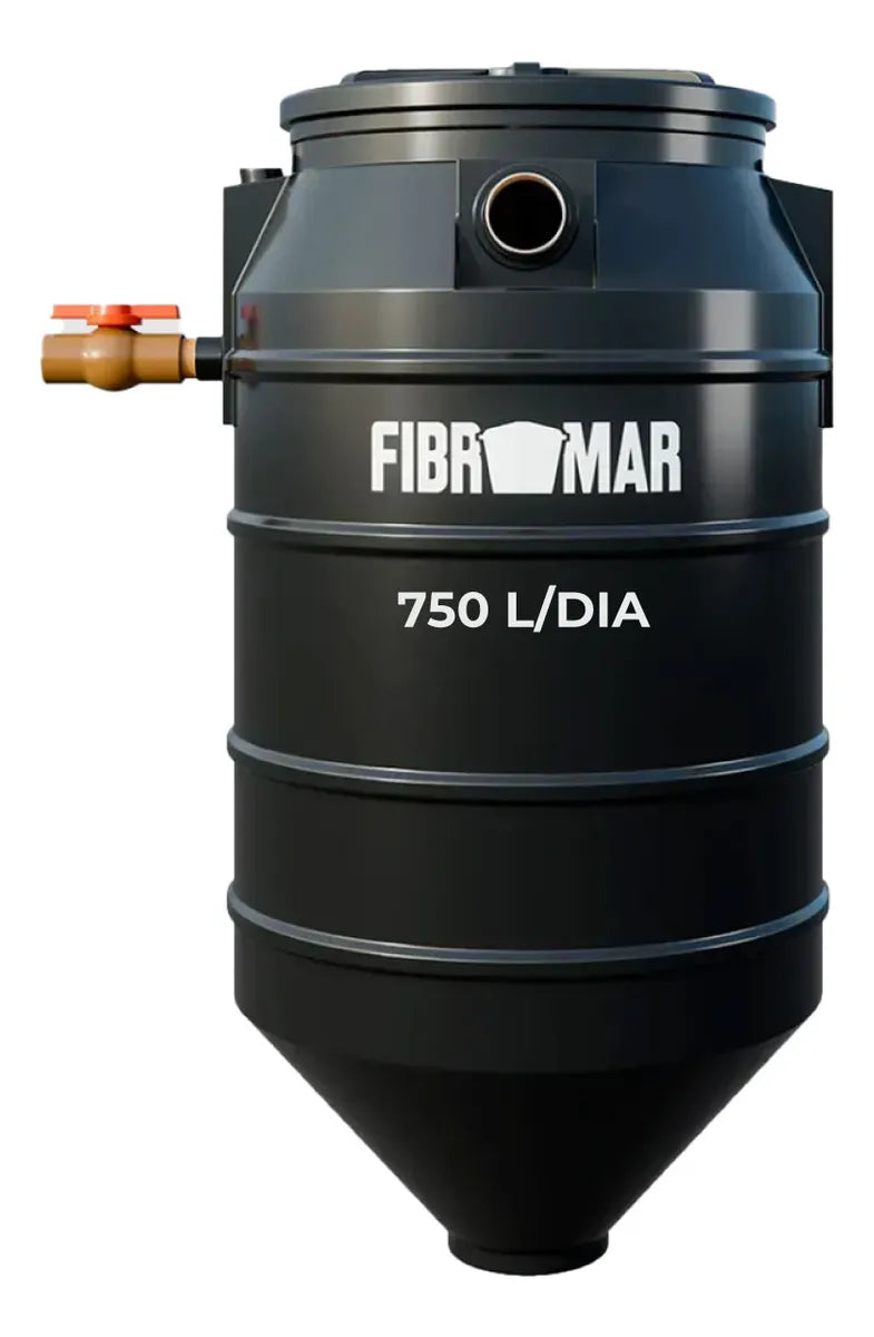 Fossa Séptica Biodigestor 750 Litros Fibromar Polietileno