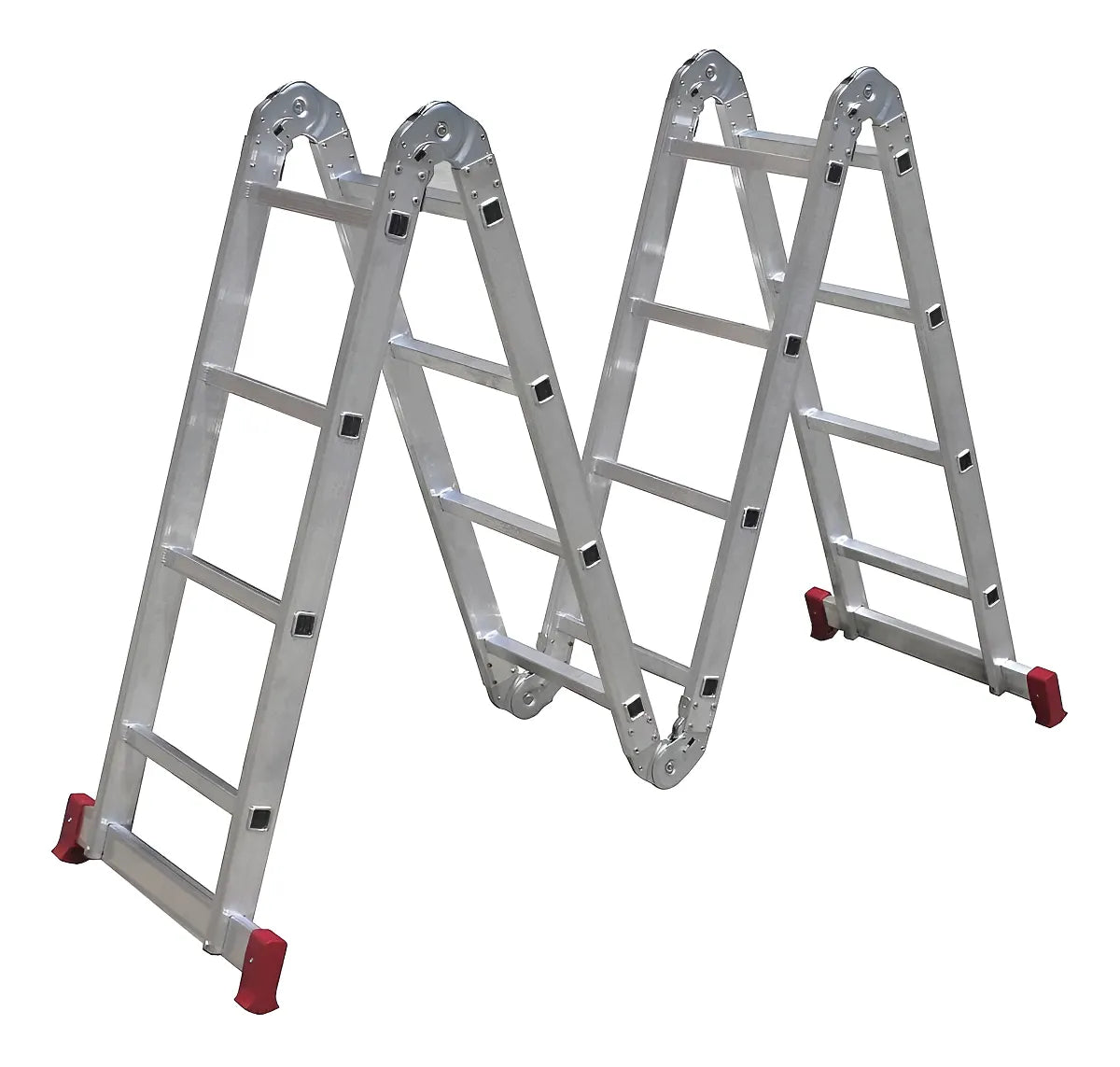 Escada Multifuncional Alumínio com Trava Automática