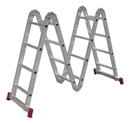 Escada Multifuncional Alumínio com Trava Automática
