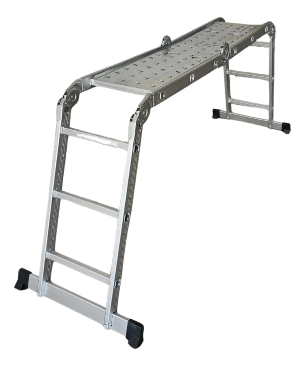 Escada Multifuncional Alumínio com Plataforma